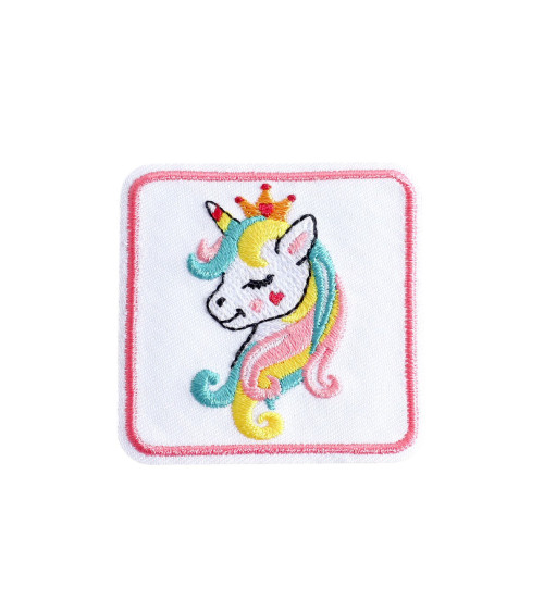 Cute unicorn animals iron-on patch 5cm x 5cm