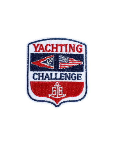 Set of 3 iron-on yachting patches 5.5cm x 6.5cm