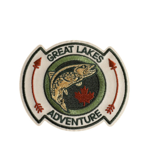 Set of 3 adventure iron-on patches 7.3cm x 7.3cm