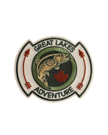 Set of 3 adventure iron-on patches 7.3cm x 7.3cm