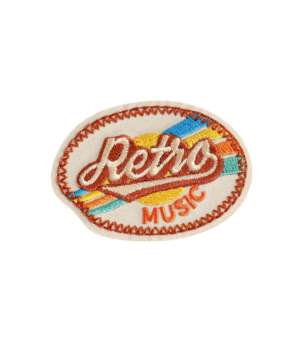 Set of 3 music iron-on patches 5.8cm x 4cm