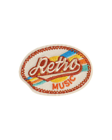 Set of 3 music iron-on patches 5.8cm x 4cm