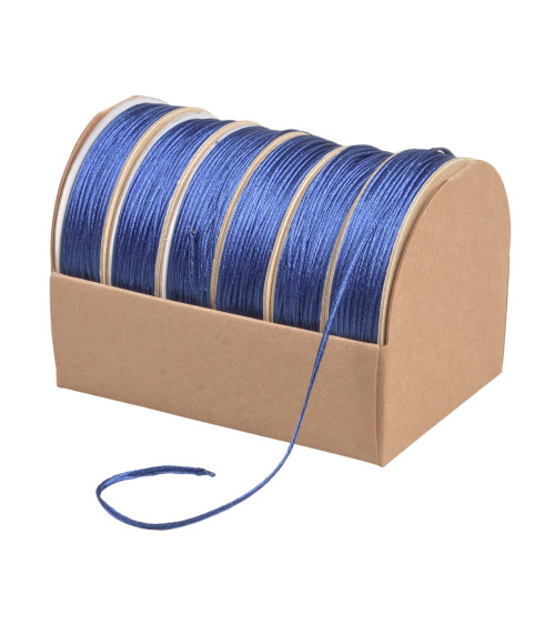 10m spool of embroidery cord 2mm royal blue