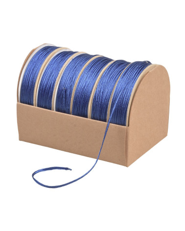 Spool of 10m embroidery cord 2mm royal blue