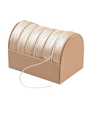 10m spool of embroidery cord 2mm ecru