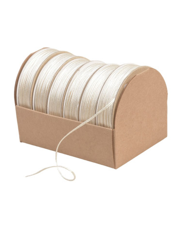 10m spool of embroidery cord 2mm ecru