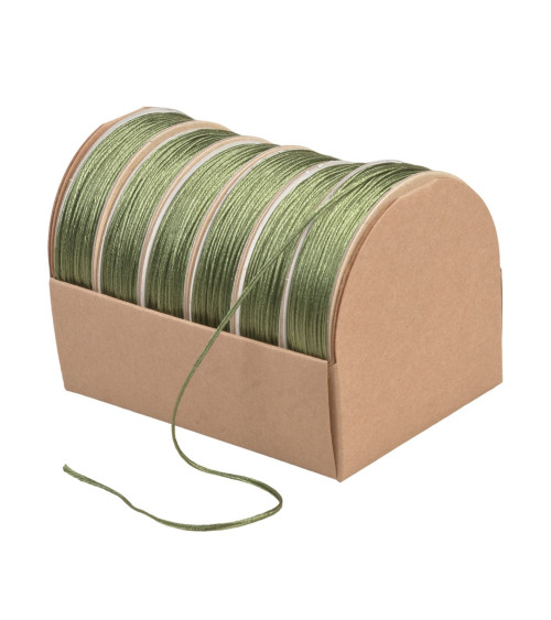 10m spool of embroidery cord 2mm khaki