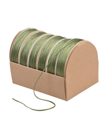 10m spool of embroidery cord 2mm khaki