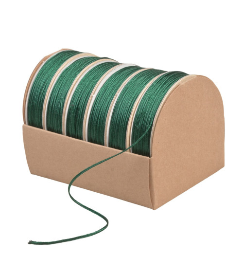 10m spool of embroidery cord 2mm bottle green