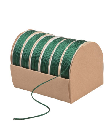 10m spool of embroidery cord 2mm bottle green