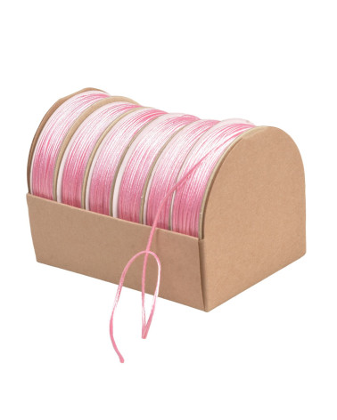 10m spool of embroidery cord 2mm pink