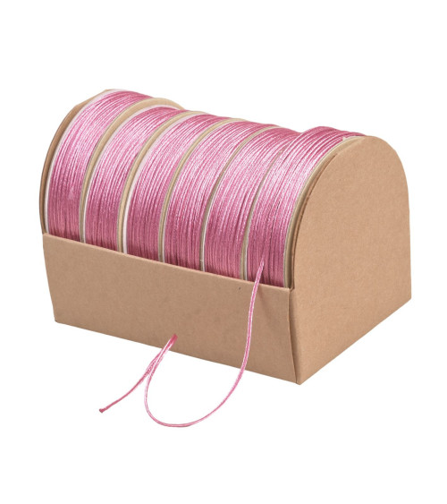 10m spool of embroidery cord 2mm fuchsia