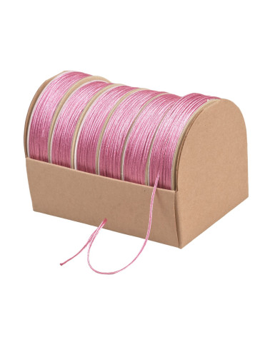 10m spool of embroidery cord 2mm fuchsia