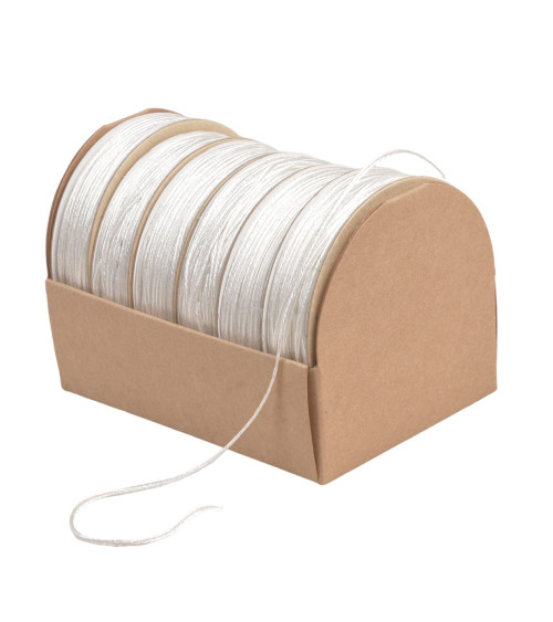 10m spool of embroidery cord 2mm light ecru