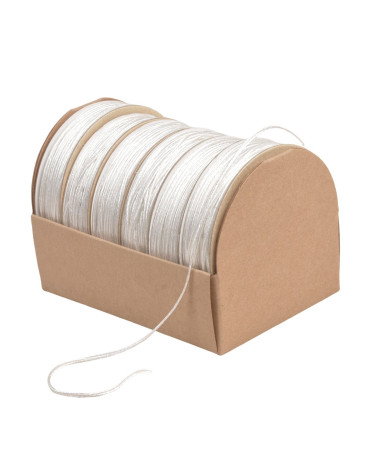 Spool of 10m 2mm light ecru embroidery cord