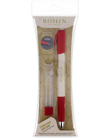 Bohin white lead chalk pencil and refills