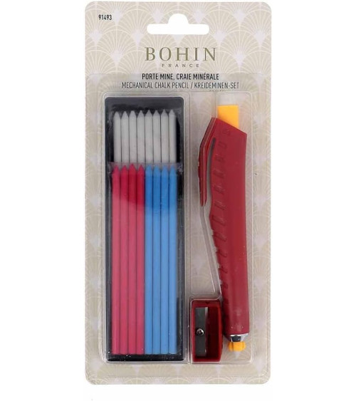 Bohin chalk pencil mechanical pencil + 16 leads