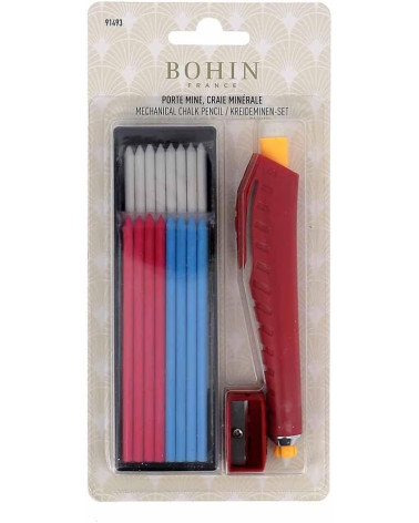 Bohin chalk pencil mechanical pencil + 16 leads