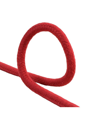 Spool of 25m braided cord 6mm burgundy