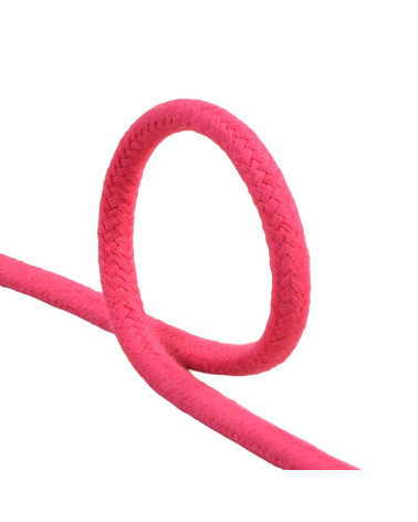 25 m Spule mit 6 mm fuchsiafarbener geflochtener Kordel