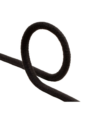 Bobina de 20m de cordón trenzado negro de 8mm