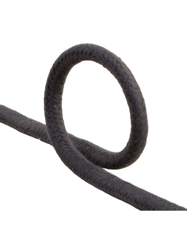 20 m Spule, geflochtenes Kabel, 8 mm, grau-schwarz