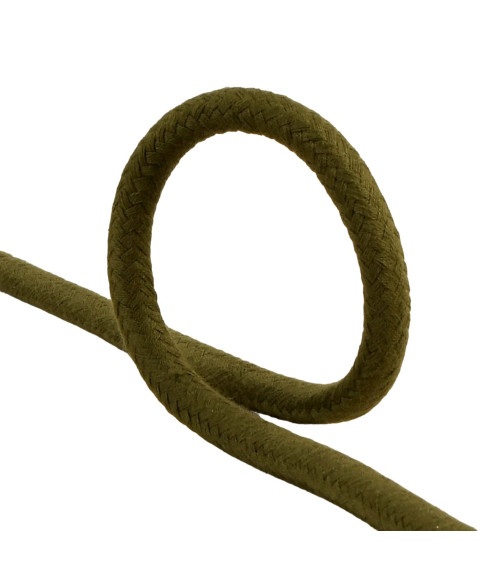 20m spool of 8mm khaki braided cord