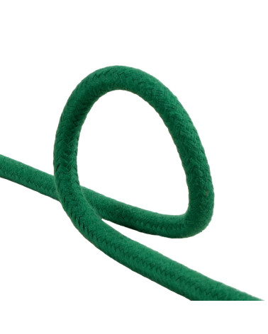 20 m Spule mit 8 mm grüner geflochtener Kordel