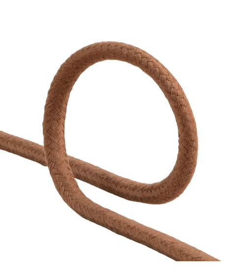 15m spool of 10mm light brown braided cord