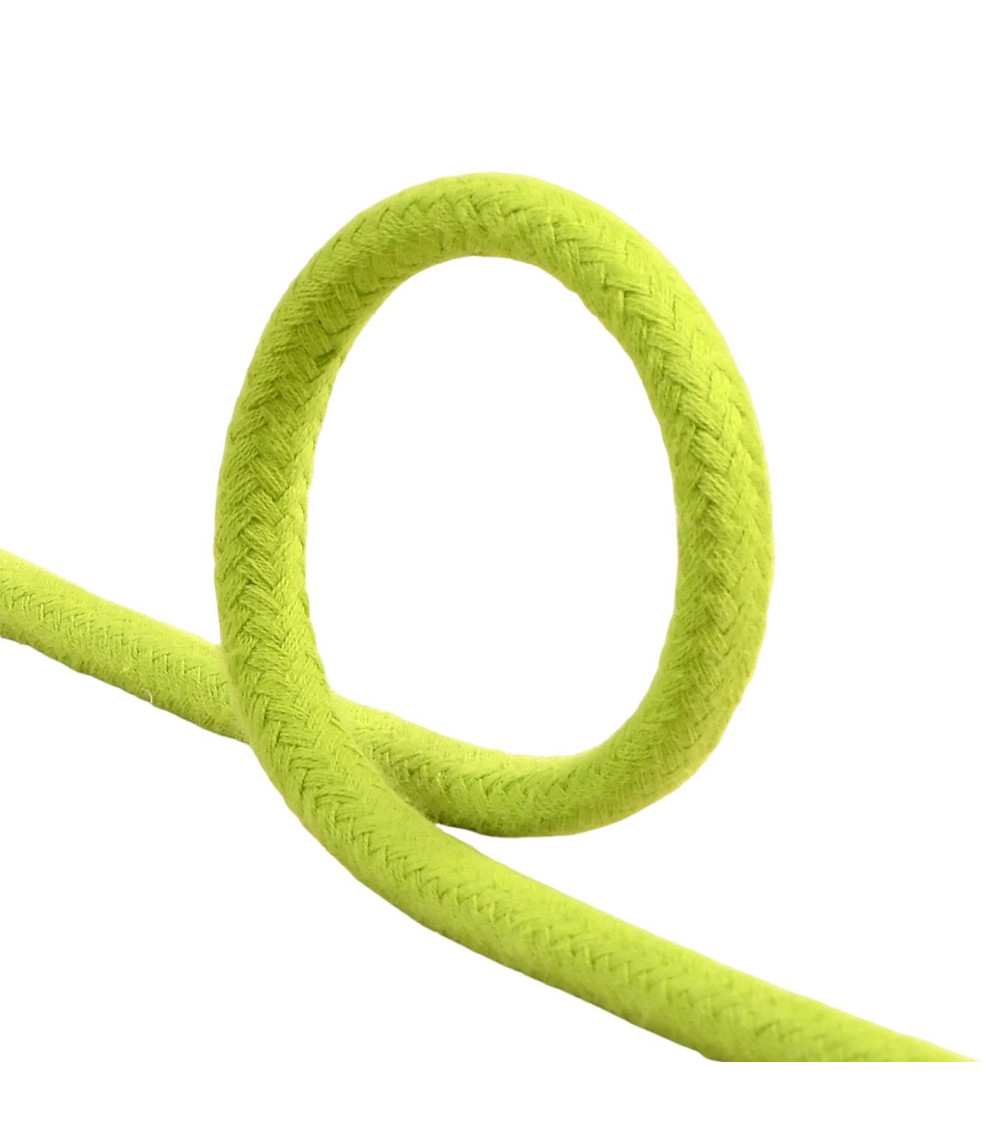 Anise green braided cord 6mm per meter