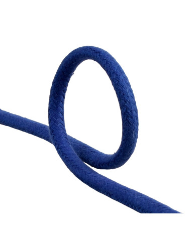 Königsblaue geflochtene Kordel, 6 mm pro Meter
