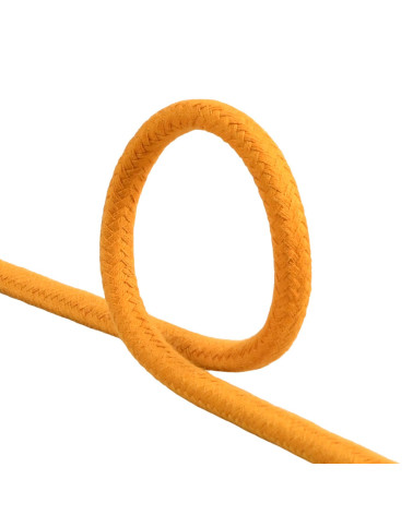 Mustard braided cord 6mm per meter