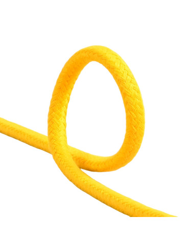 Gold yellow braided cord 8mm per meter