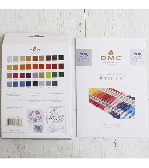 DMC - Cofanetto DMC Etoile di 35 fili scintillanti per ricamo