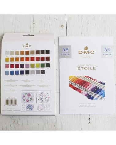 DMC - DMC Etoile box set of 35 sparkling strands for embroidery