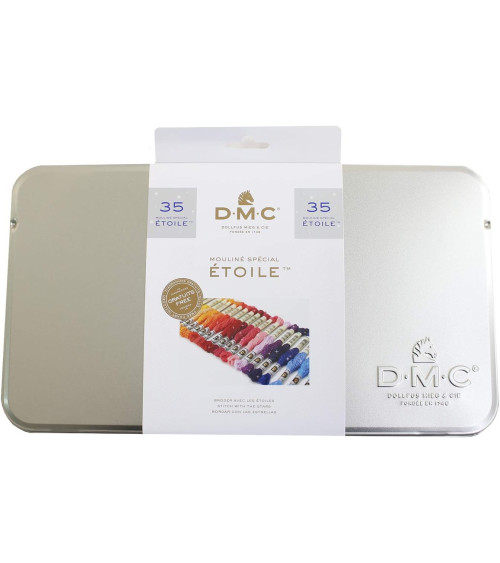 DMC - DMC Etoile box set of 35 sparkling strands for embroidery