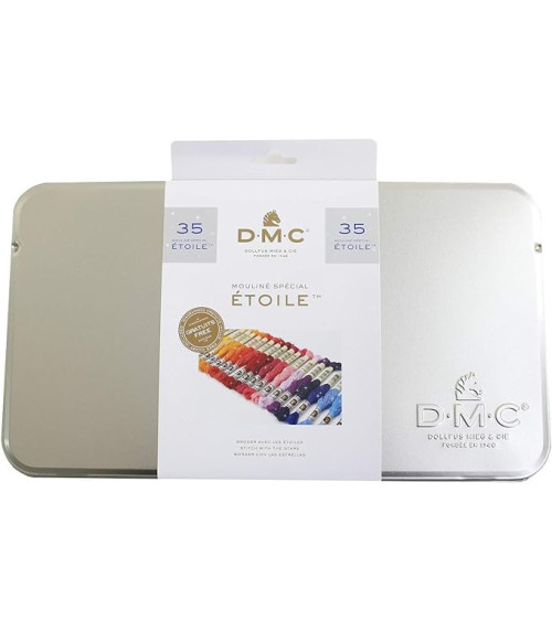 DMC - DMC Etoile box set of 35 sparkling strands for embroidery
