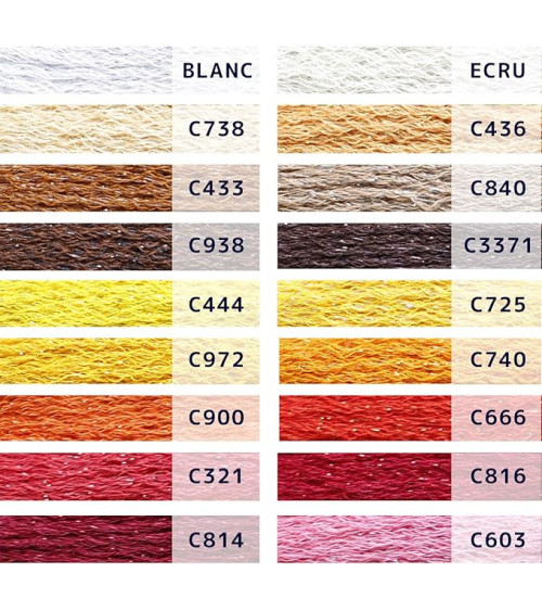 DMC - DMC Etoile box set of 35 sparkling strands for embroidery