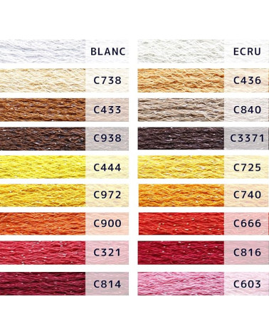 DMC - Cofanetto DMC Etoile di 35 fili scintillanti per ricamo