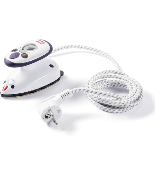 PRYM white mini steam iron
