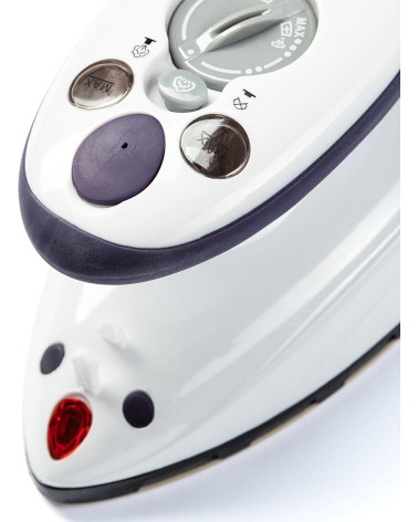 PRYM white mini steam iron