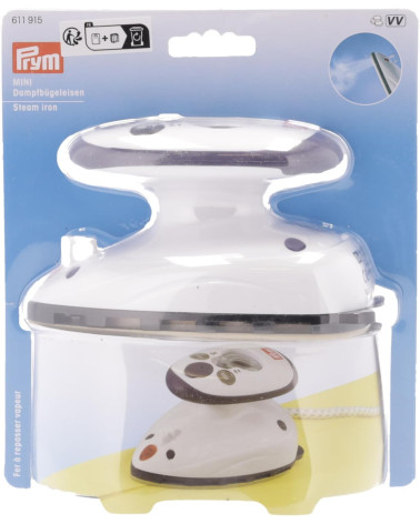 Mini fer à repasser vapeur PRYM blanc