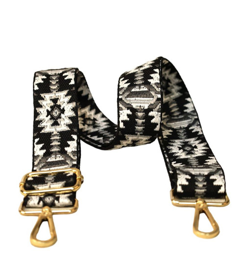 Shoulder strap strap geometric patterns 40x140cm multicolor