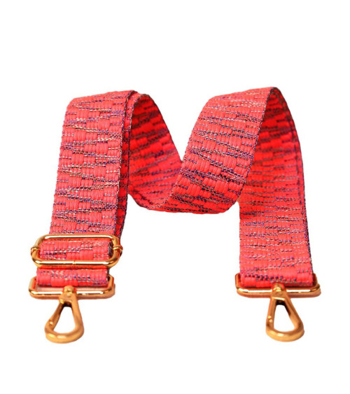 Shoulder strap strap geometric patterns 40x140cm fuchsia