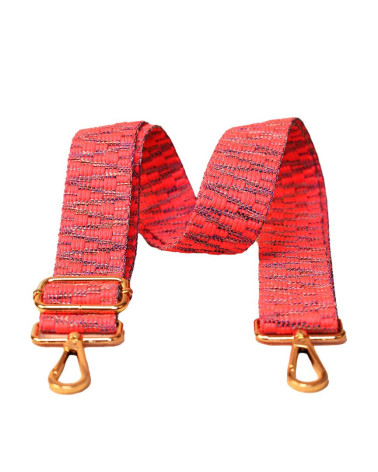 Shoulder strap strap geometric patterns 40x140cm fuchsia