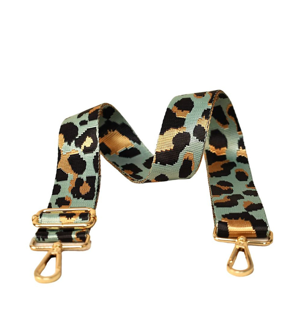 Schultergurt verschiedene Muster 40x140cm grüner Leopard