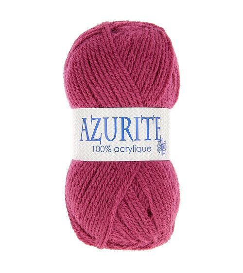 Lotto di 10 gomitoli di lana per maglieria Azzurrite 100% acrilico  rose framboise 0283