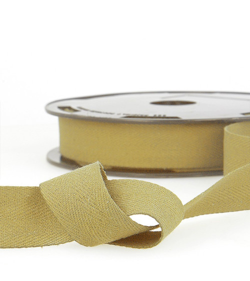 Floppy disk 25m Serge cotton Khaki green