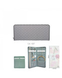 Pochette aiguilles à tricoter 43cmx20cm étoiles grises
