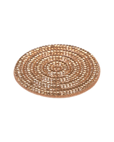 Kreismuster-Bügelperlen 60 mm goldfarben